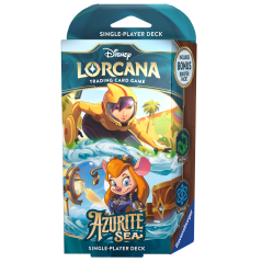 Balíček karet Lorcana - Azurite Sea Emerald/Sapphire Starter Deck