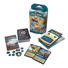 Balíček karet Lorcana - Azurite Sea Emerald/Sapphire Starter Deck
