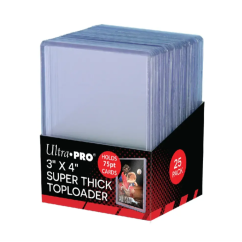 Pevné obaly na karty Ultra Pro - 3x4 Thick 75PT Toploader (25ks)