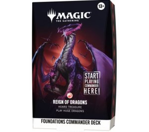Magic: The Gathering - Foundations Reign of Dragons Commander deck