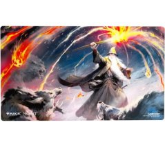 Magic: The Gathering - Shiny Playmat: The Hobbit - Gandalf, Shadow's Foe