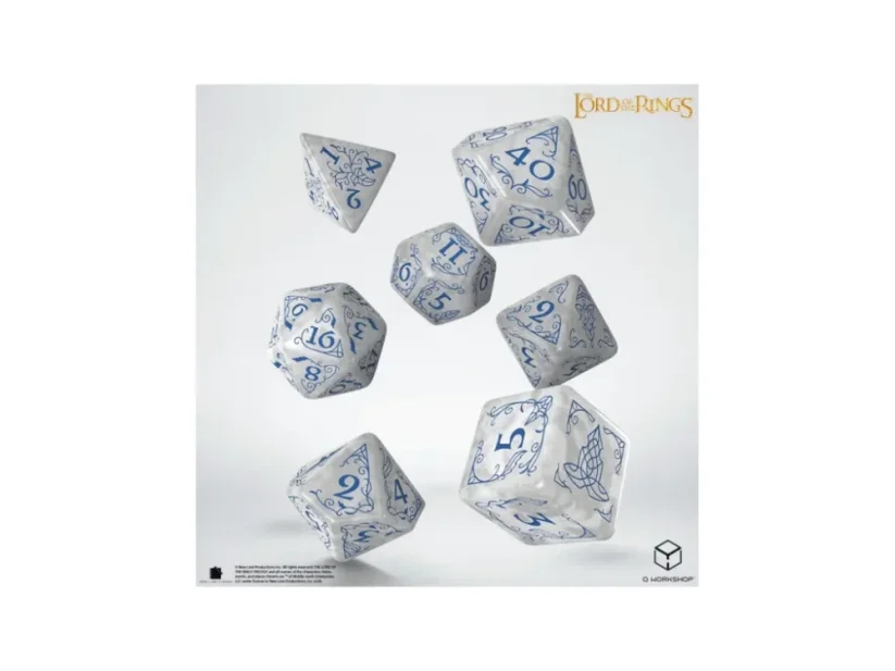 Sada kostek Pán prstenů - Rivendell Dice Set - Stone