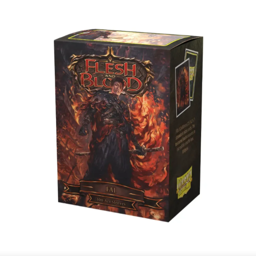 Obaly na karty Dragon Shield - Flesh and Blood Sleeves Fai (100 ks)