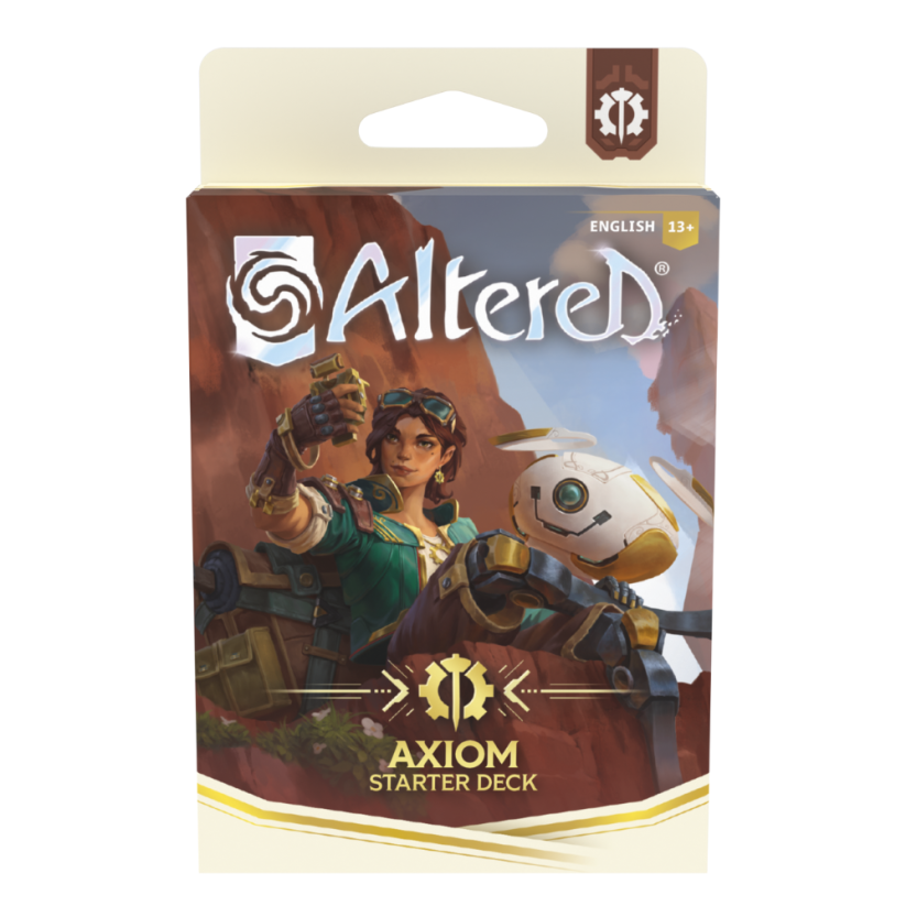 Balíček karet Altered - Beyond the Gates Starter Deck Axiom