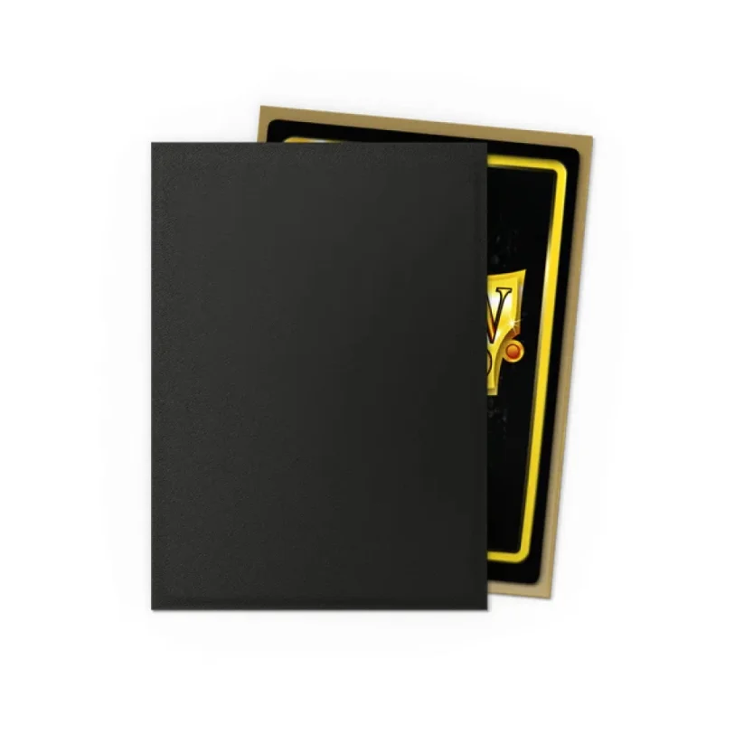 Dragon Shield - Black & Gold, Matte Dual Sleeves 100ks