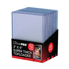 Pevné obaly na karty Ultra Pro - 3x4 Thick 75PT Toploader (25ks)