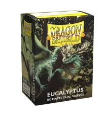 Obaly na karty Dragon Shield - Matte Dual Standard Size Eucalyptus Lehel (100ks)