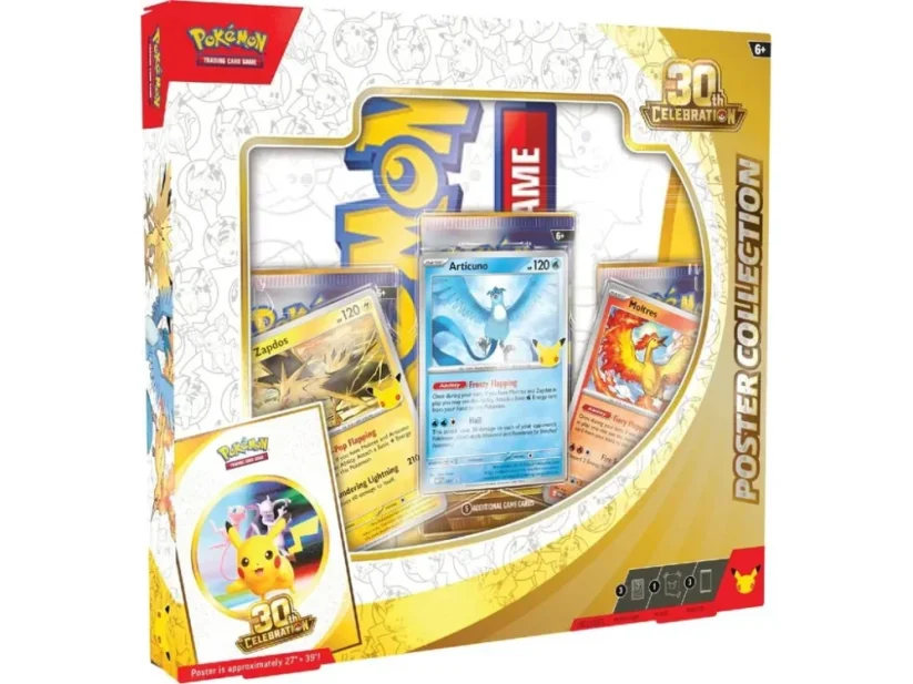 Pokémon TCG - 30th Celebration Poster Collection (3 boostery)