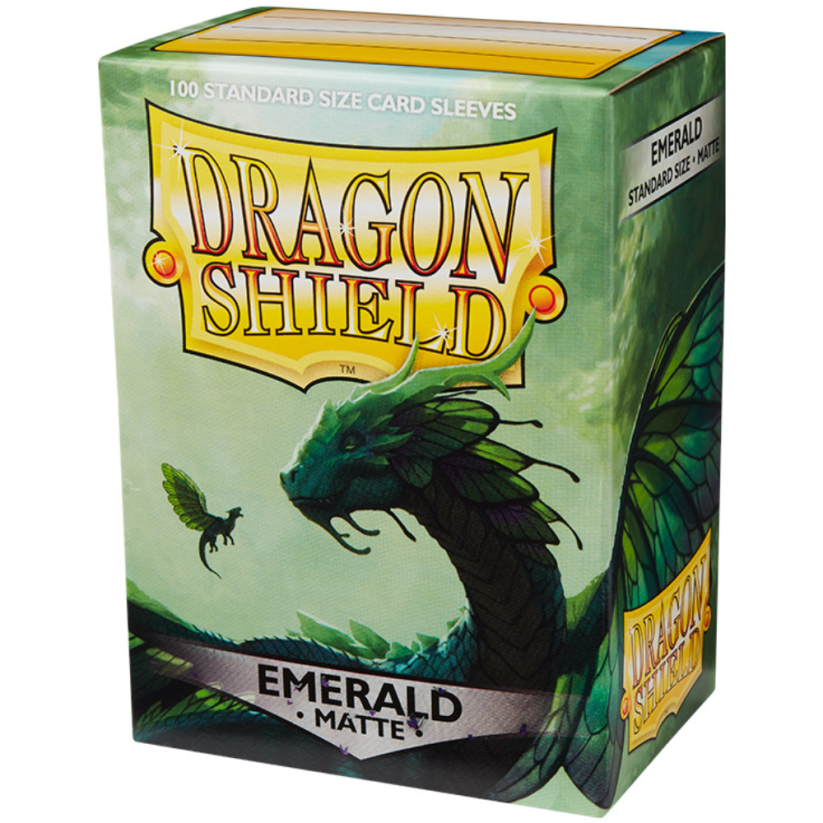 Obaly na karty Dragon Shield - Matte Sleeves Emerald (100ks)