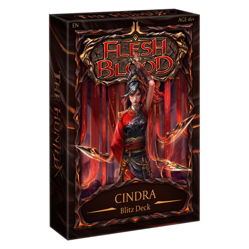 Balíček karet Flesh and Blood - The Hunted Blitz Deck Cindra