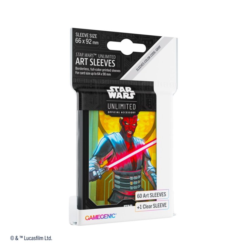 Gamegenic - Star Wars: Unlimited Art Sleeves Darth Maul