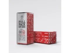 Q Workshop Dice Set Full Pack D6 Red&White