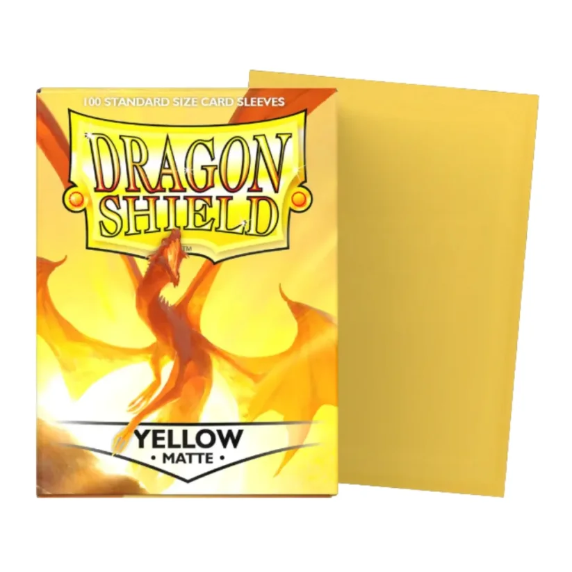 Obaly na karty Dragon Shield - Matte Yellow (100ks)