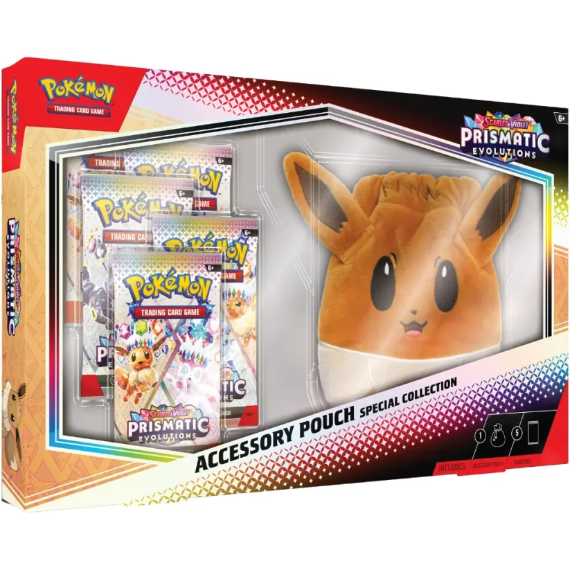 Pokémon - Prismatic Evolutions Accessory Pouch Collection