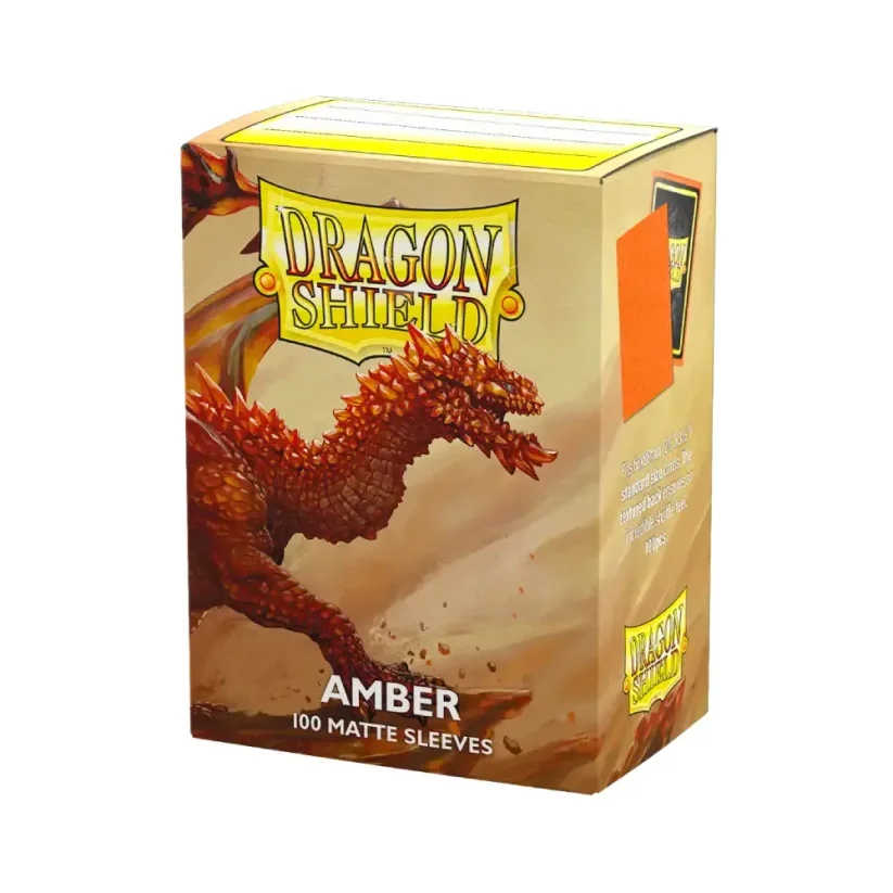 Obaly na karty Dragon Shield - Matte Amber (100ks)