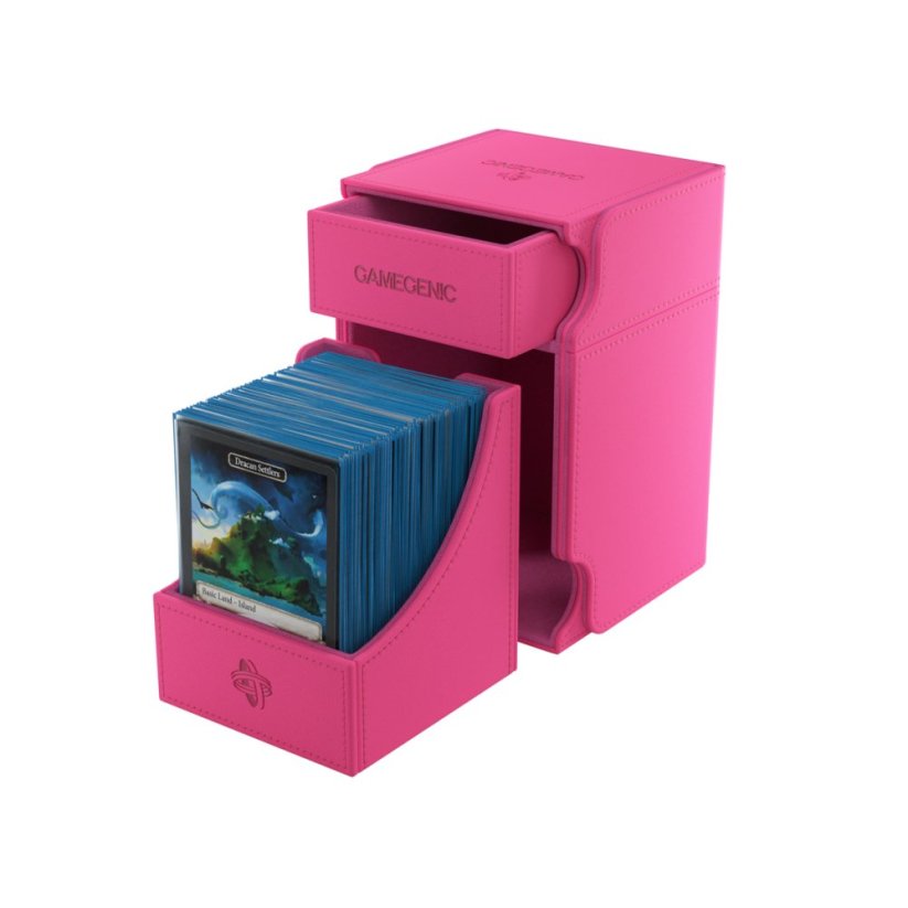 Krabička na karty Gamegenic - Watchtower 100+ Convertible Pink