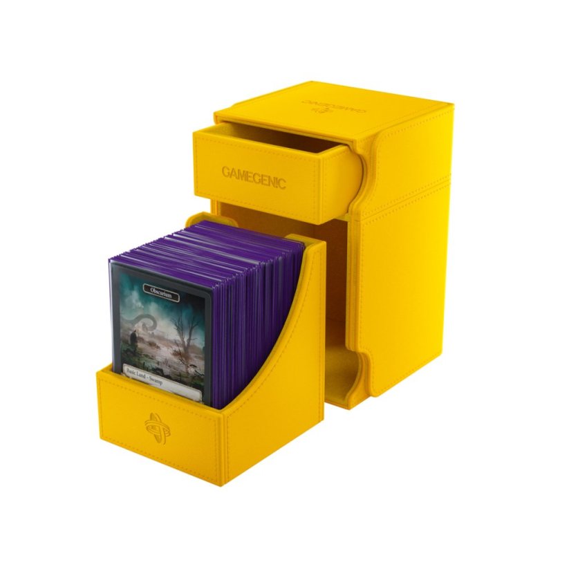 Krabička na karty Gamegenic - Watchtower 100+ Convertible Yellow
