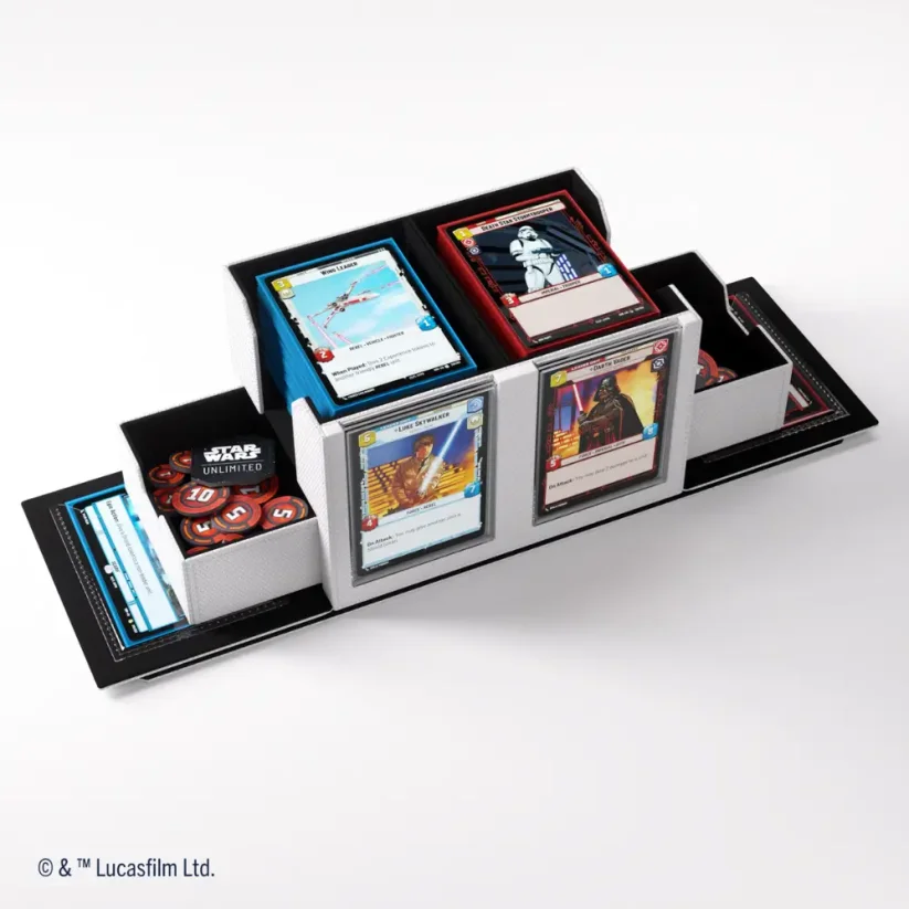 Gamegenic - Star Wars: Unlimited Double Deck Pod White/Black