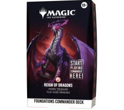 Magic: The Gathering - Foundations Reign of Dragons Commander deck
