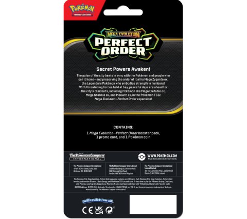 Pokémon - Mega Evolution Perfect Order Checklane Blister Makuhita