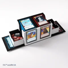 Gamegenic - Star Wars: Unlimited Double Deck Pod White/Black Gamegenic - Star Wars: Unlimited Double Deck Pod White/Black