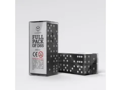 Q Workshop Dice Set Full Pack D6 Black&White