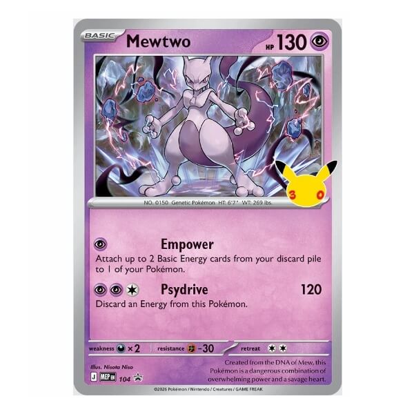 Pokémon - 30th Celebration Mewtwo Figure Collection