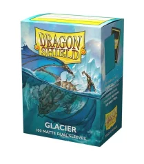 Obaly na karty Dragon Shield - Matte Dual Standard Size Glacier Miniom (100ks)