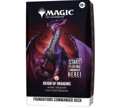 Magic: The Gathering - Foundations Reign of Dragons Commander deck