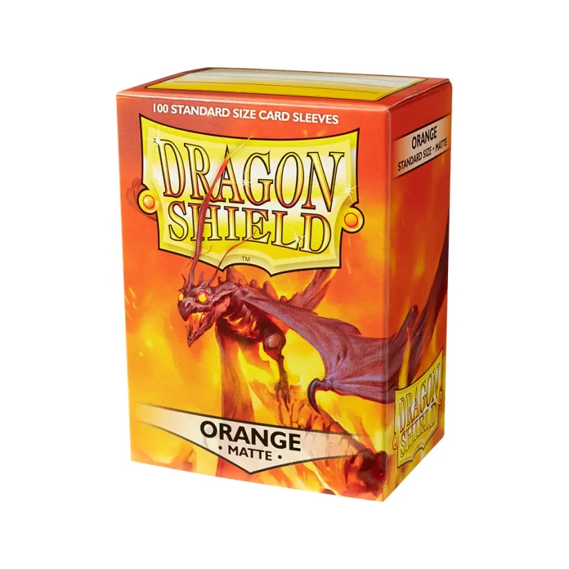 Obaly na karty Dragon Shield - Matte Orange (100ks)