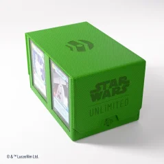 Gamegenic - Star Wars: Unlimited Double Deck Pod Green Gamegenic - Star Wars: Unlimited Double Deck Pod Green