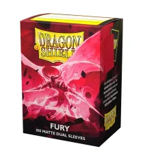 Obaly na karty Dragon Shield - Matte Dual Standard Size Fury Alaric Crimson King (100ks)
