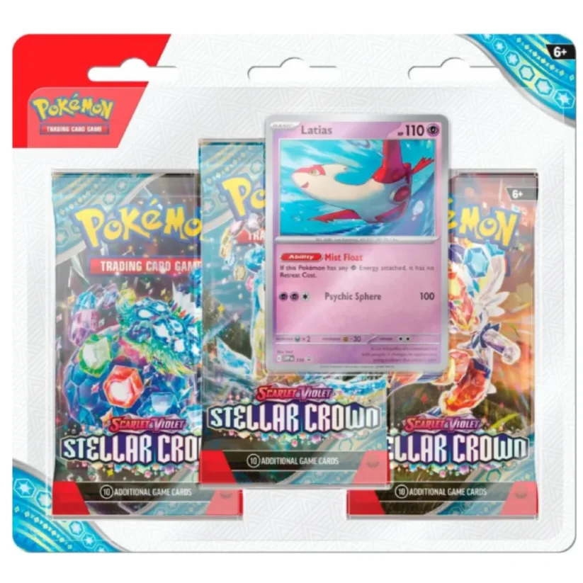 Pokémon - Stellar Crown 3 Blister Booster