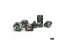 Chessex - Brush - Paintball/green