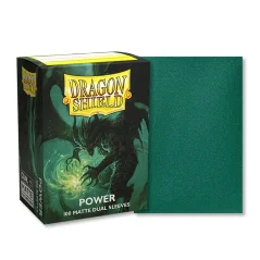 Obaly na karty Dragon Shield - Dual Matte Power Metallic Green (100ks)