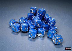 Brush Wavebreak/gold 12mm d6 Dice Block (36 dice)