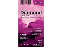 Obaly na karty Diamond Fuchsia - French Tarot (100ks)
