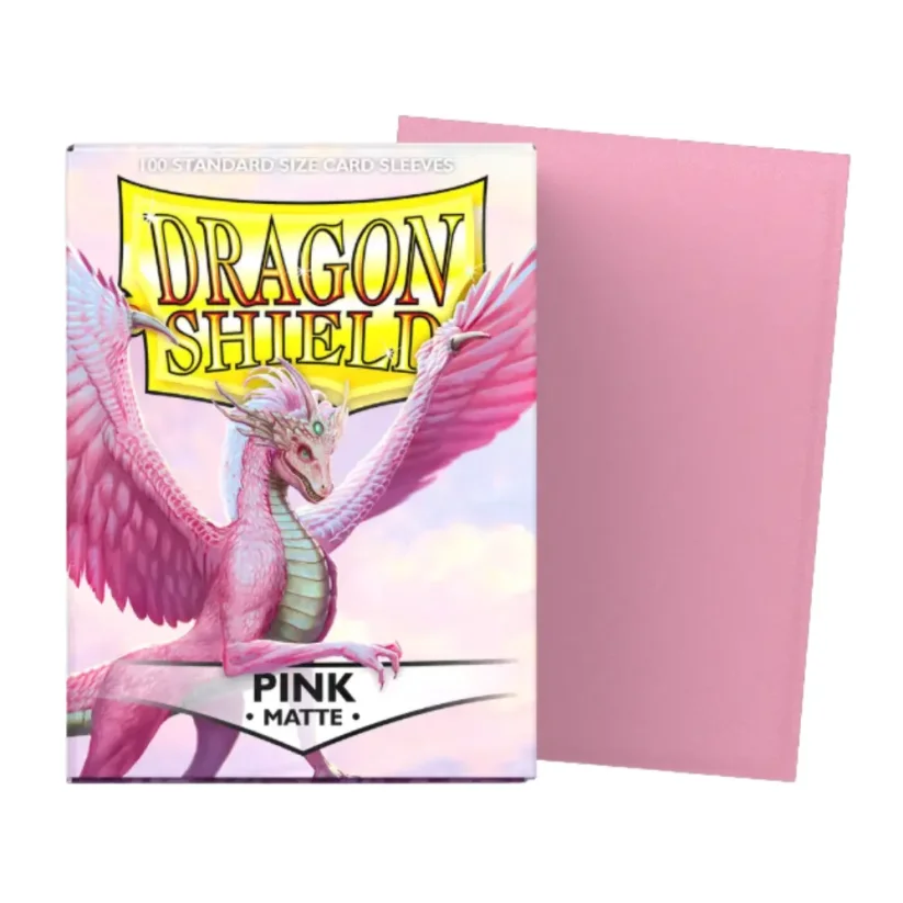 Obaly na karty Dragon Shield - Matte Pink (100ks)