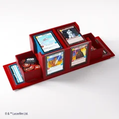 Gamegenic - Star Wars: Unlimited Double Deck Pod Red
