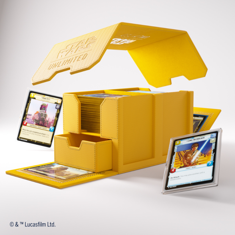 Gamegenic - Star Wars: Unlimited Double Deck Pod Yellow