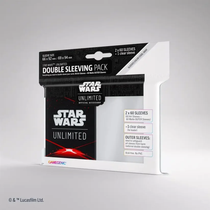 Gamegenic - Star Wars: Unlimited Double Sleeving Pack Space Red