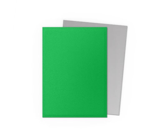 Dragon Shield - Dual Matte Sleeves: Apple Green & Silver