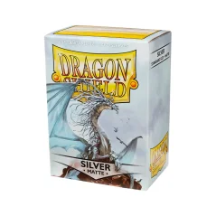 Obaly na karty Dragon Shield - Matte Silver (100ks)