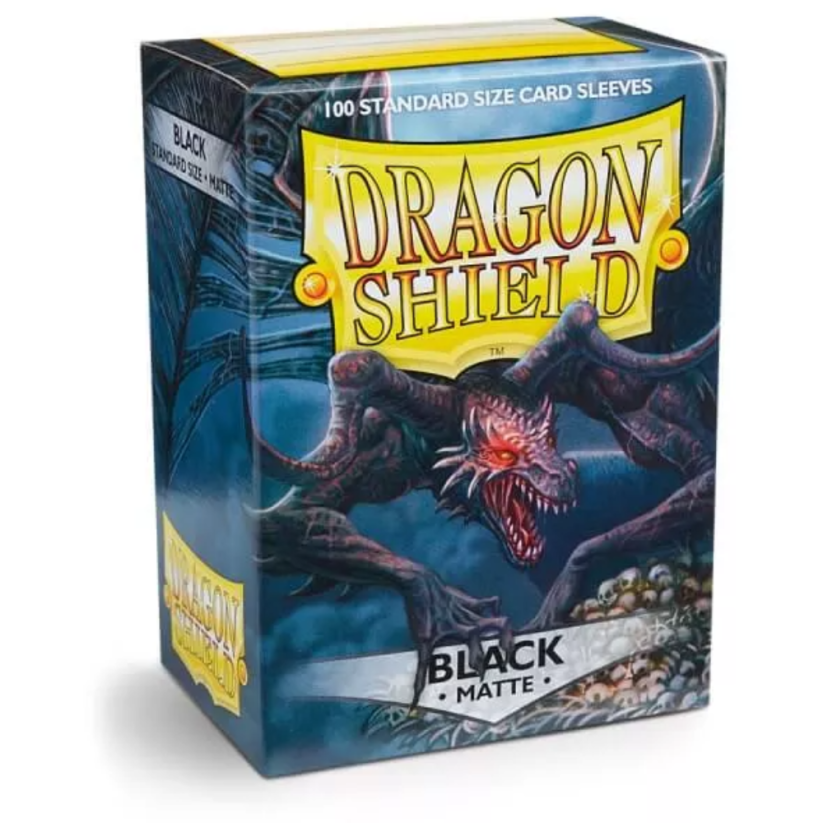 Obaly na karty Dragon Shield - Matte Black (100ks)
