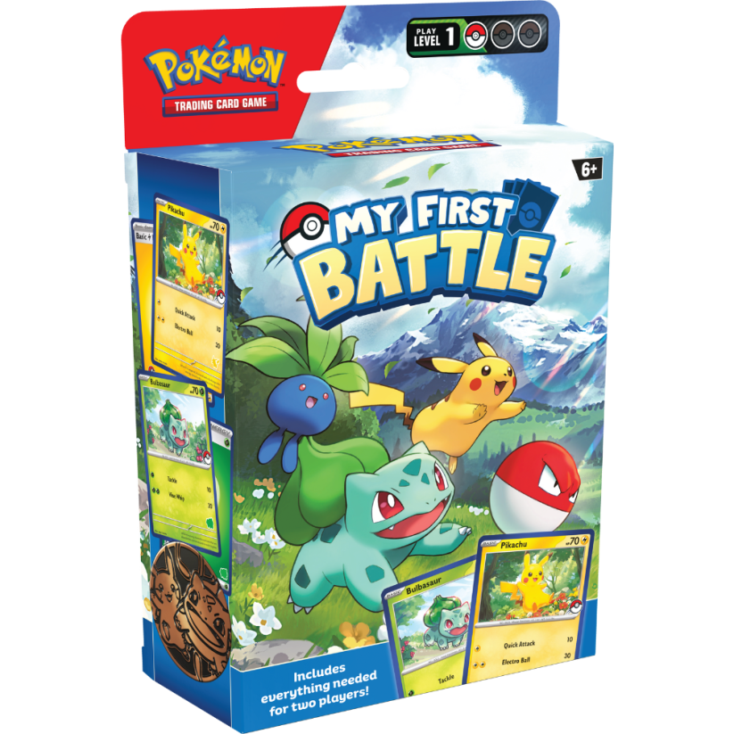 Startovací balíček Pokémon - My First Battle CZ/SK (Pikachu vs Bulbasaur)