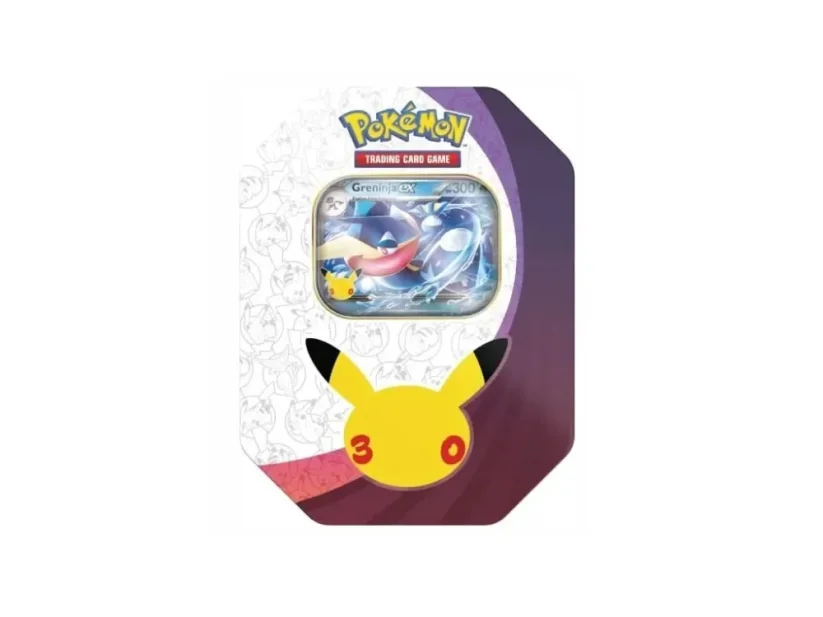 Pokémon TCG - 30th Celebration Greninja ex Tin (4 boostery)