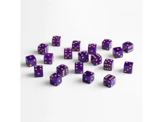 Q Workshop Dice Set Full Pack D6 Purple&Gold