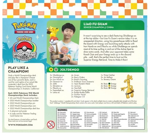 Pokémon - World Championships Decks 2025: Joltdengo