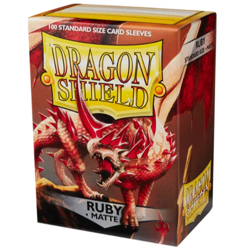 Obaly na karty Dragon Shield - Ruby 'Rubis' (100ks)