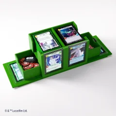 Gamegenic - Star Wars: Unlimited Double Deck Pod Green Gamegenic - Star Wars: Unlimited Double Deck Pod Green